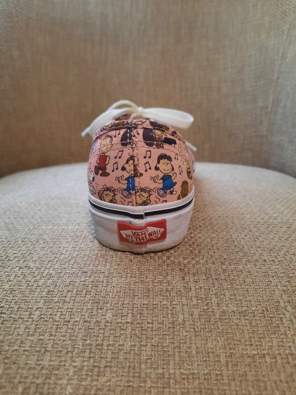 Vans x Peanuts Womens Dance Party Pink Graphic Lace-Up Sneakers - Picture 6 of 11